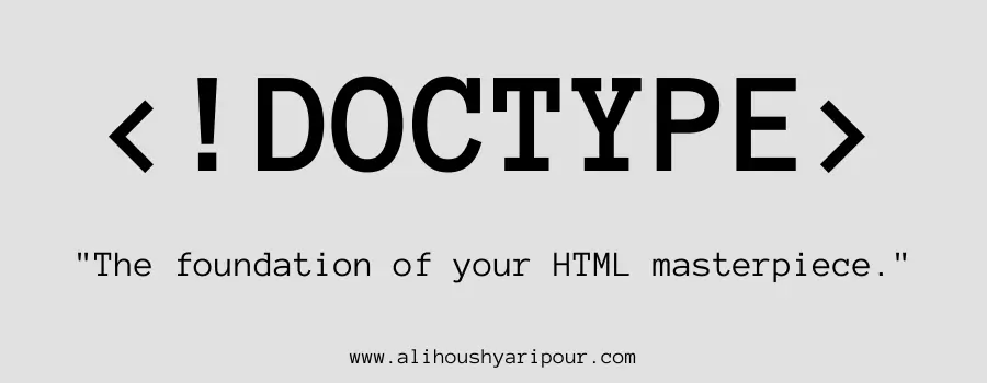 doctype html tag