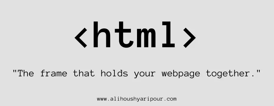 <html> tag